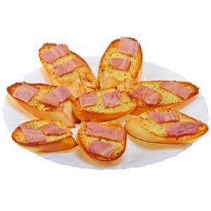 Garlic Bread with Bacon