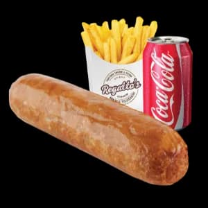 Sausage, Chip & Drink