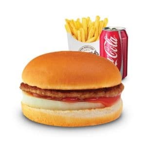 Bun Burger, Chip & Drink