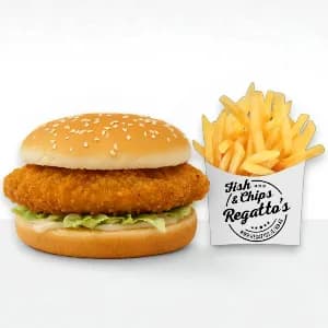 Chicken Burger & Chips