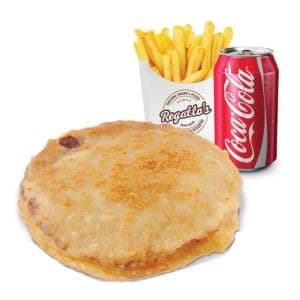 Batter Burger, Chip & Drink
