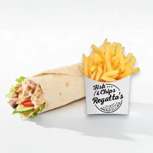 Chicken Wrap & Chips