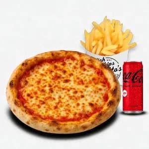 12" Pizza With 2 Topping's 1 Chips and 1 Can
